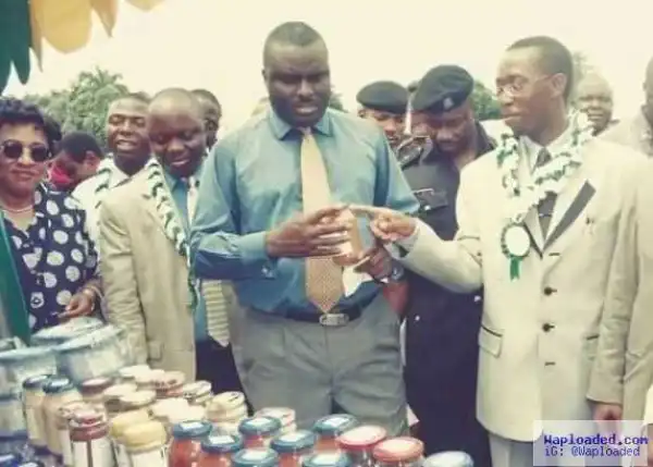 Throwback photo of former Governors of Delta State, James Ibori, Emmanuel Uduaghan & current Governor, Okowa